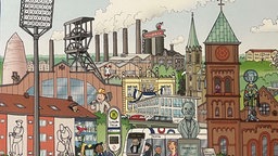 Wimmelbuch zeigt Zeitreise durch den Stadtteil Gelsenkirchen-Schalke