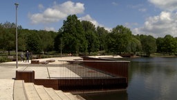 Promenade am Ümminger See in Bochum.