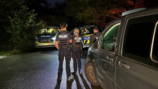 Polizisten im Einsatz