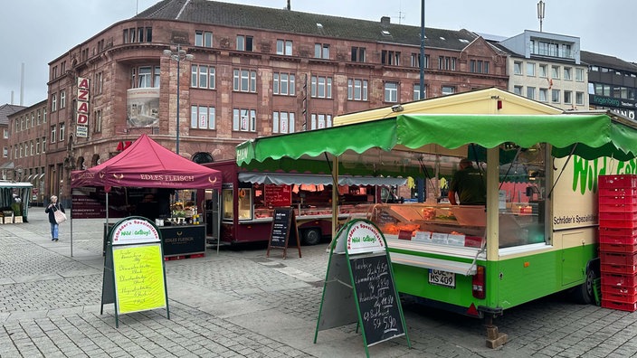 Der Hansaplatz in Dortmund als Standort für mobile Toilettenwagen