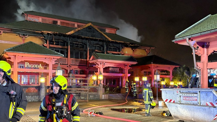 Ausgebranntes Asia-Restaurant in Oberhausen