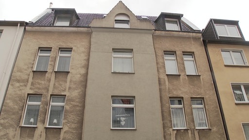 Häuserzeile in Bochum