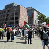 Pro-Palästina Demonstration in der Dortmunder Innenstadt