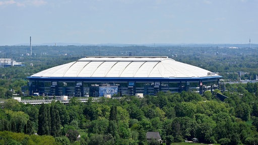 Die Veltins-Arena von außen