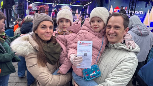 WDR2 Weihnachtswunder in Essen - Familie Krebs spendet