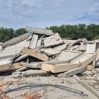 Der Weiße Riese in Duisburg nach Sprengung