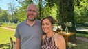 Alessa Näpel und Matthias Köpke nach der Hochzeit