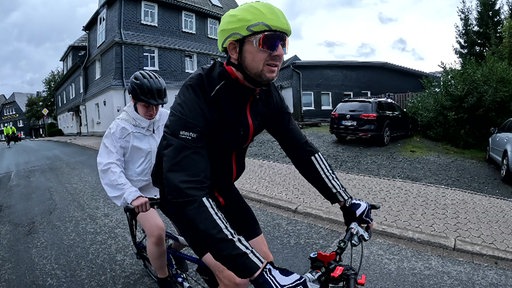 Vanessa Wagner und Paul Salnikov bei der Euro-Tandem-Tour