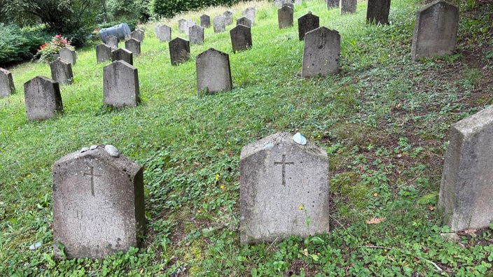 Auf dem alten Friedhof auf dem Gelände der LWL-Kliniken in Marsberg sind viele der ermordeten Kinder begraben. 