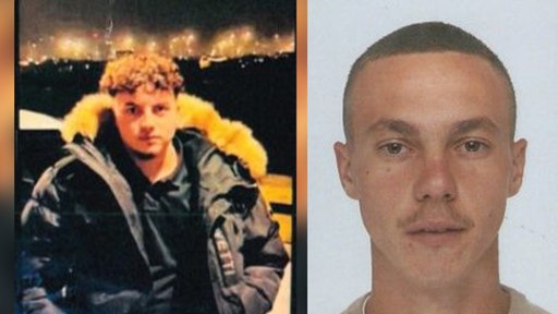 Zwei Männer auf einem Bild nebeneinander