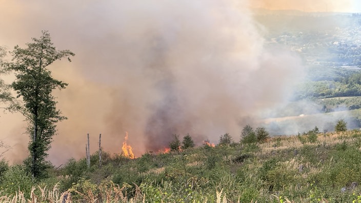 Waldbrand bei Sundern