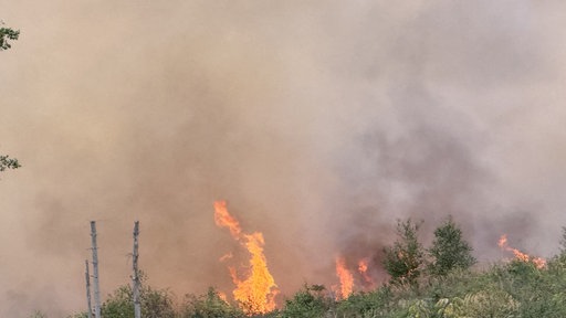 Waldbrand bei Sundern