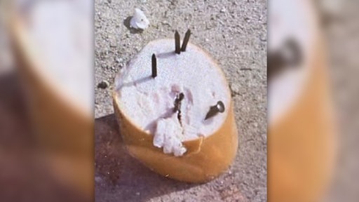 Wurst voller Nägel in Lippstadt ausgelegt
