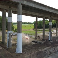 Talbrücke Ottfingen von unten