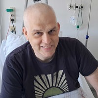 Markus Möller in einem Krankenhaus