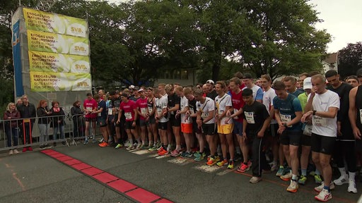 Teilnehmerinnen und Teilnehmer beim Siegener Firmenlauf 