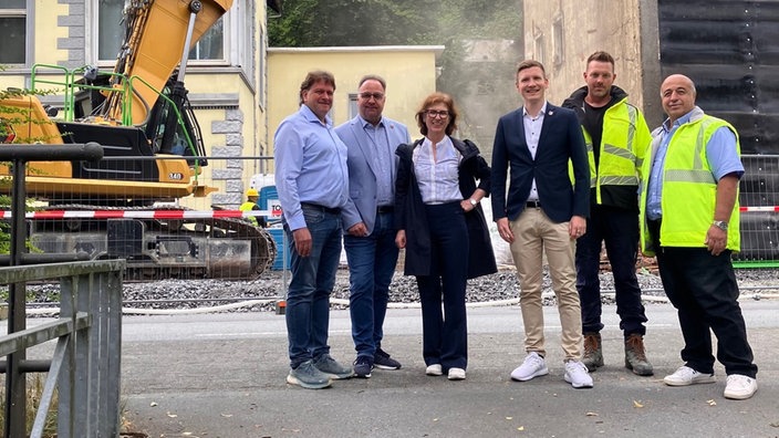 Das Rustica-Gebäude in Warstein wird abgerissen