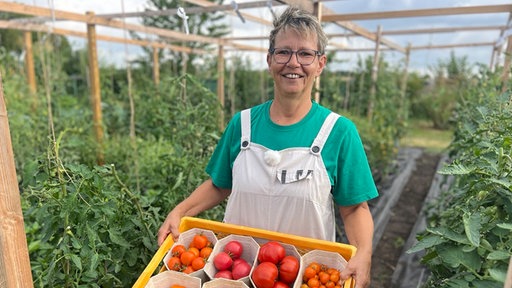 Britta Berens, Tomatengärtnerin aus Werl