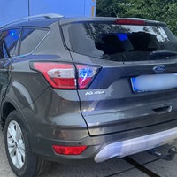 Zerstörtes Auto in Soest