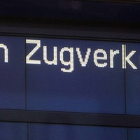 Aufschrift "Kein Zugverkehr"