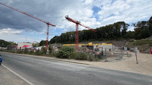 Baustelle für die neue Feuerwehrhauptwache