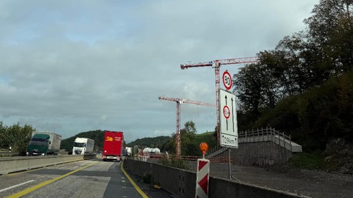 Seit Jahren wird hier an der A45 gebaut