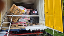 Das Innere des LKW