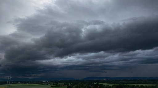 Unwetterwolken über NRW