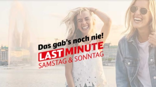 Werbefoto der DB für das Last-Minute-Angebot