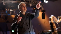 Die WDR Big Band unter Leitung von Vince Mendoza spielt Composer in Residence 2025 am 21.11.2025 in der Lindenbrauerei in Unna.