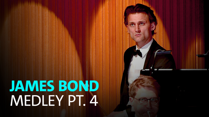 Das WDR Funkhausorchester unter leitung von Enrico Delamboye spielt das James-Bond-Medley Pt.4 am 17.03.2026 im WDR Funkhaus in Köln.