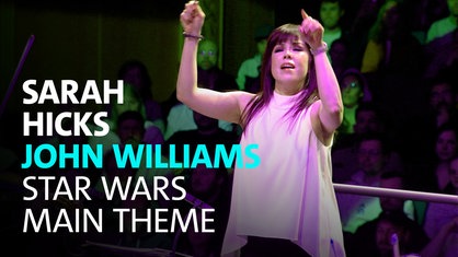 Das WDR Funkhausorchester unter Leitung von Sarah Hicks spielt die Titelmusik zu Star Wars, komponiert von John Williams am 07.02.2026 im WDR Funkhaus Wallrafplatz.
