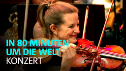Das WDR Funkhausorchester unter Leitung von Michael Seal im Konzert "In 80 Minuten um die Welt".