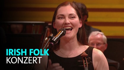 Das WDR Funkhausorchester unter Leitung von David Brophy spielt das Konzert Irish Folk am 06.03.2026 im WDR Funkhaus Wallrafplatz.