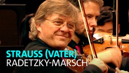 Das WDR Funkhausorchester unter Leitung von Dirigent Paul Weigold spielt den Radetzky-Marsch Op. 228 von Johann Strauß am 22.02.2026 im Funkhaus Wallrafplatz.