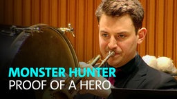 Das WDR Funkhausorchester unter Leitung von Paul Weigold spielt Proof of a hero aus Monster hunter am 22.02.2026 im WDR Funkhaus Wallrafplatz in Köln.