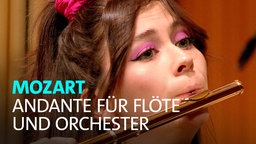 Das WDR Funkhausorchester unter Leitung von Paul Weigold spielt das Andante für Flöte und Orchester von Wolfgang Amadeus Mozart am 22.02.2026 im WDR Funkhaus Wallrafplatz in Köln.