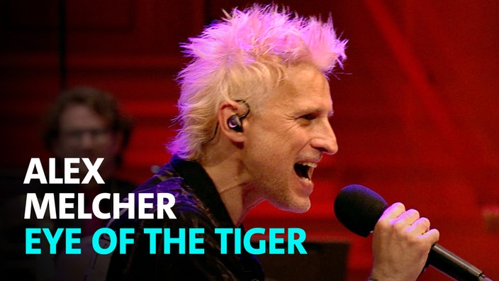 Alex Melcher und das WDR Funkhausorchester unter Leitung von David Brophy spielen Eye Of The Tiger von Survivor aus Rocky am 25.06.2026 im WDR Funkhaus Wallrafplatz in Köln.