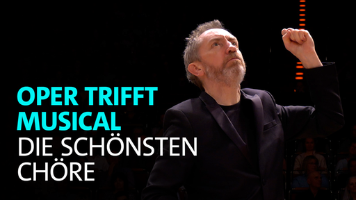 Der WDR Rundfunkchor und das WDR Funkhausorchester unter Leitung von David Brophy präsentieren Oper trifft Musical am 24.04.2026 in der Kölner Philharmonie.