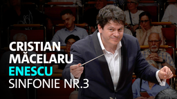 Das WDR Sinfonieorchester und der WDR Rundfunkchor unter Leitung von Cristian Măcelaru spielen Sinfonie Nr. 3 C-Dur op. 21 von George Enescu am 27. Juni 2027 in der Kölner Philharmonie.