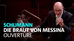 Violinistin Isabelle Faust und das WDR Sinfonieorchester unter Leitung von Andrew Manze spielen die Overtüre aus Die Braut von Messina von Robert Schumann am 28.11.2025 in der Kölner Philharmonie.