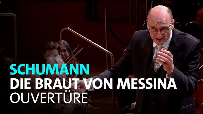 Violinistin Isabelle Faust und das WDR Sinfonieorchester unter Leitung von Andrew Manze spielen die Overtüre aus Die Braut von Messina von Robert Schumann am 28.11.2025 in der Kölner Philharmonie.