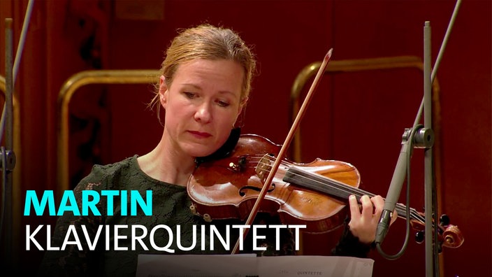 Pianist Alberto Carnevale Ricci und Musiker:innen des WDR Sinfonieorchesters spielen das Klavierquintett in f-Moll von Frank Martin am 02.11.2025 im Funkhaus Wallrafplatz.