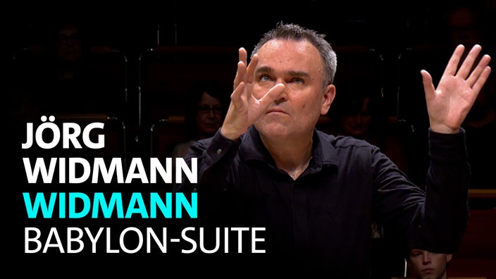 Das WDR Sinfonieorchester unter Leitung von Jörg Widmann spielt Widmanns Eigenkompostion Babylon-Suite am 12.12.2025 in der Kölner Philharmonie.