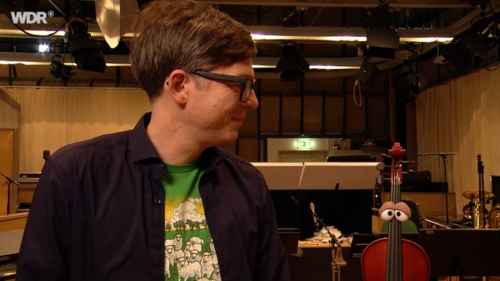 Ralph Caspers besucht die Geige