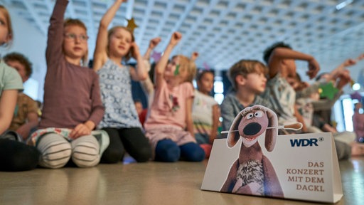 Kinder bei einem Konzert der Dackl Tour