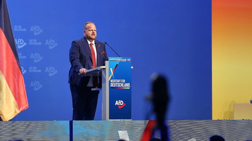 Sven Tritschler in seiner Rede auf dem AfD-Bundesparteitag