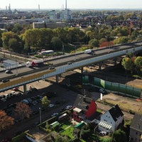 Die A1 führt quer durch Leverkusen