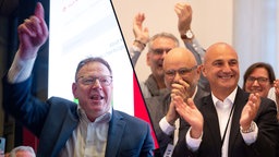 Die Wahlsieger in Köln und Dortmund, Burmester und Kalouti am Abend der Stichwahl