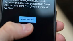 User setzt sein Smartphone zurück